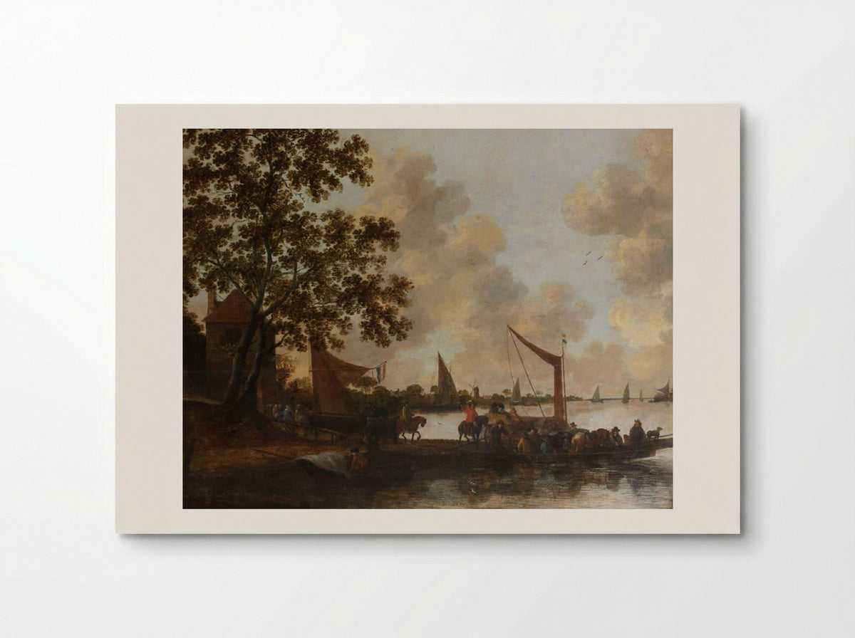 The Departure of Charles II of England from Scheveningen - Hendrick de Meijer - Poster