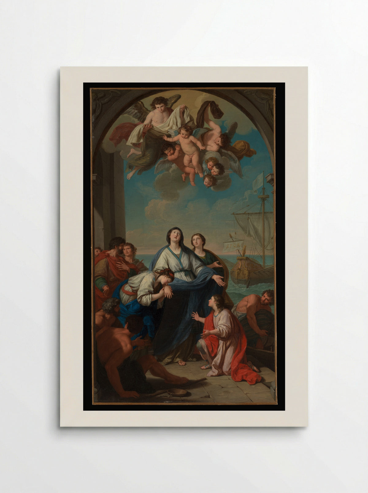 The Departure of Saints Paula and Eustochium for the Holy Land - Giuseppe Bottani - Poster