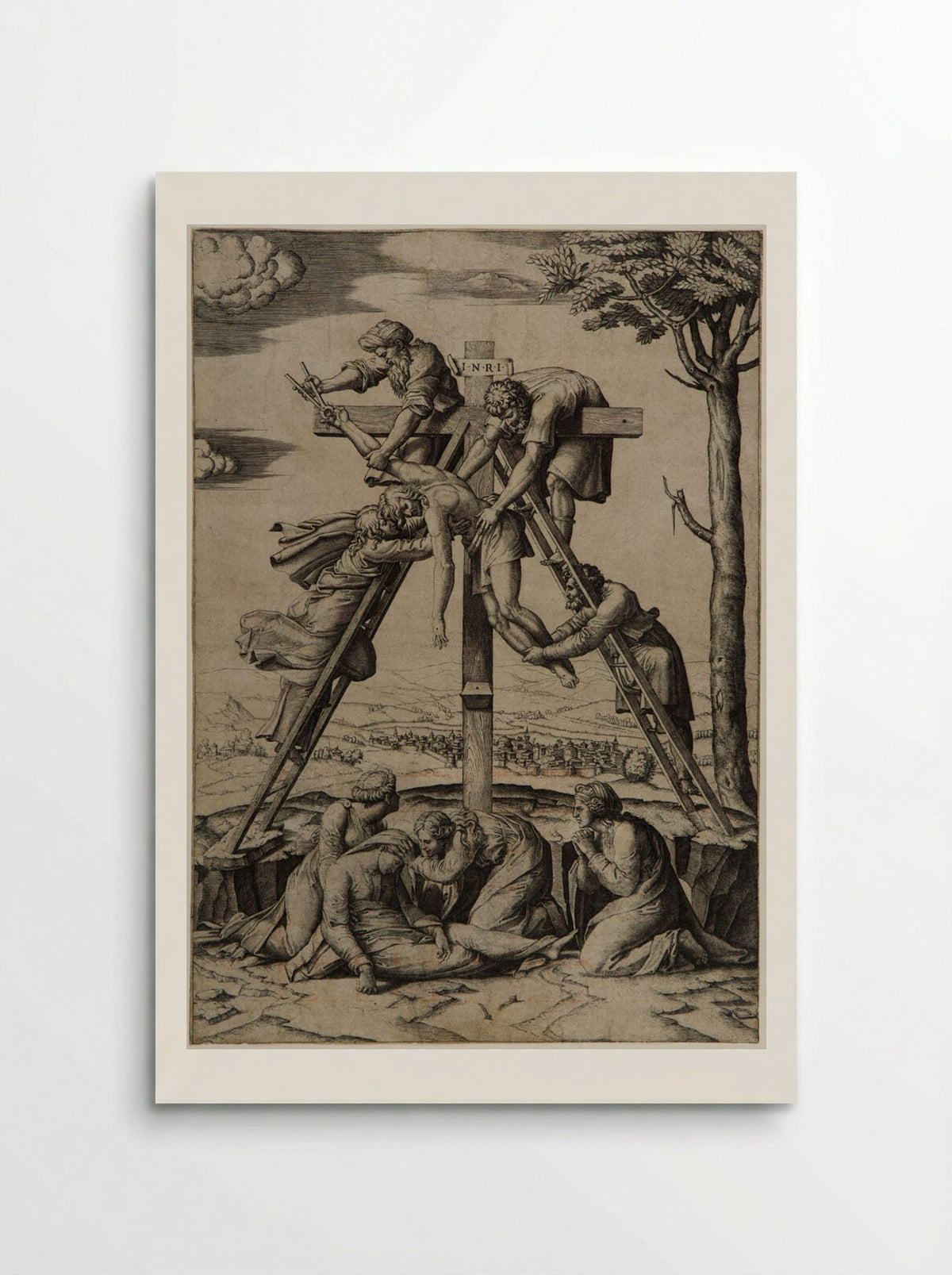 The Deposition from the Cross - Marcantonio Raimondi - Poster