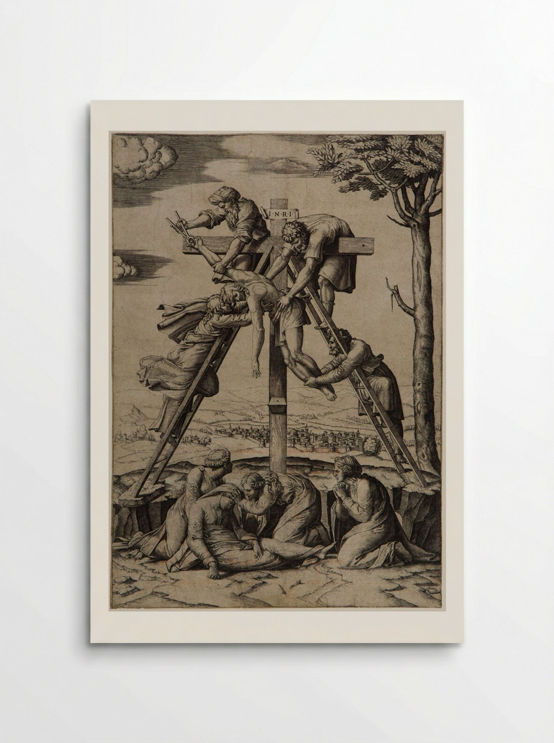 The Deposition from the Cross - Marcantonio Raimondi - Poster