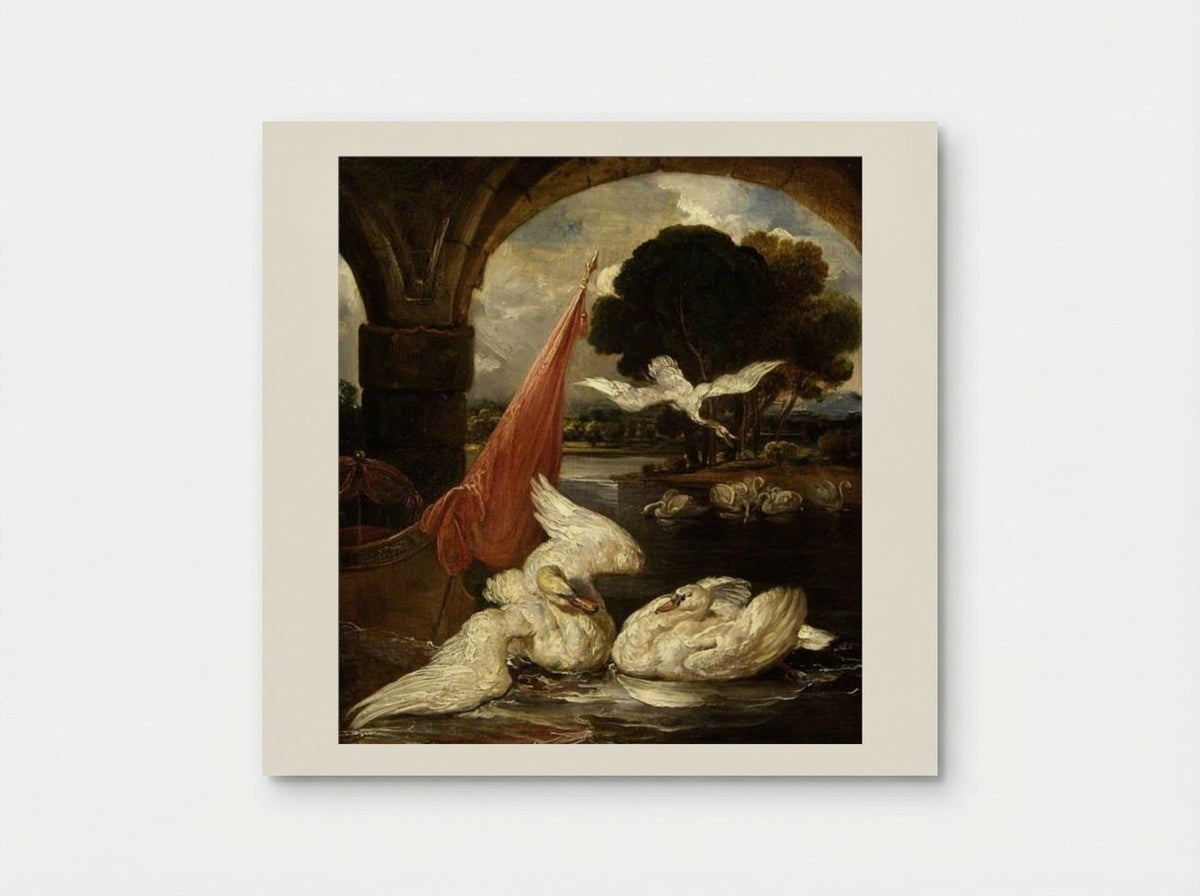 The Descent of the Swan - James Ward - Poster