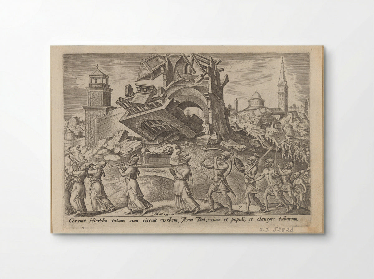 The Destruction of Jericho - Philips Galle - Poster