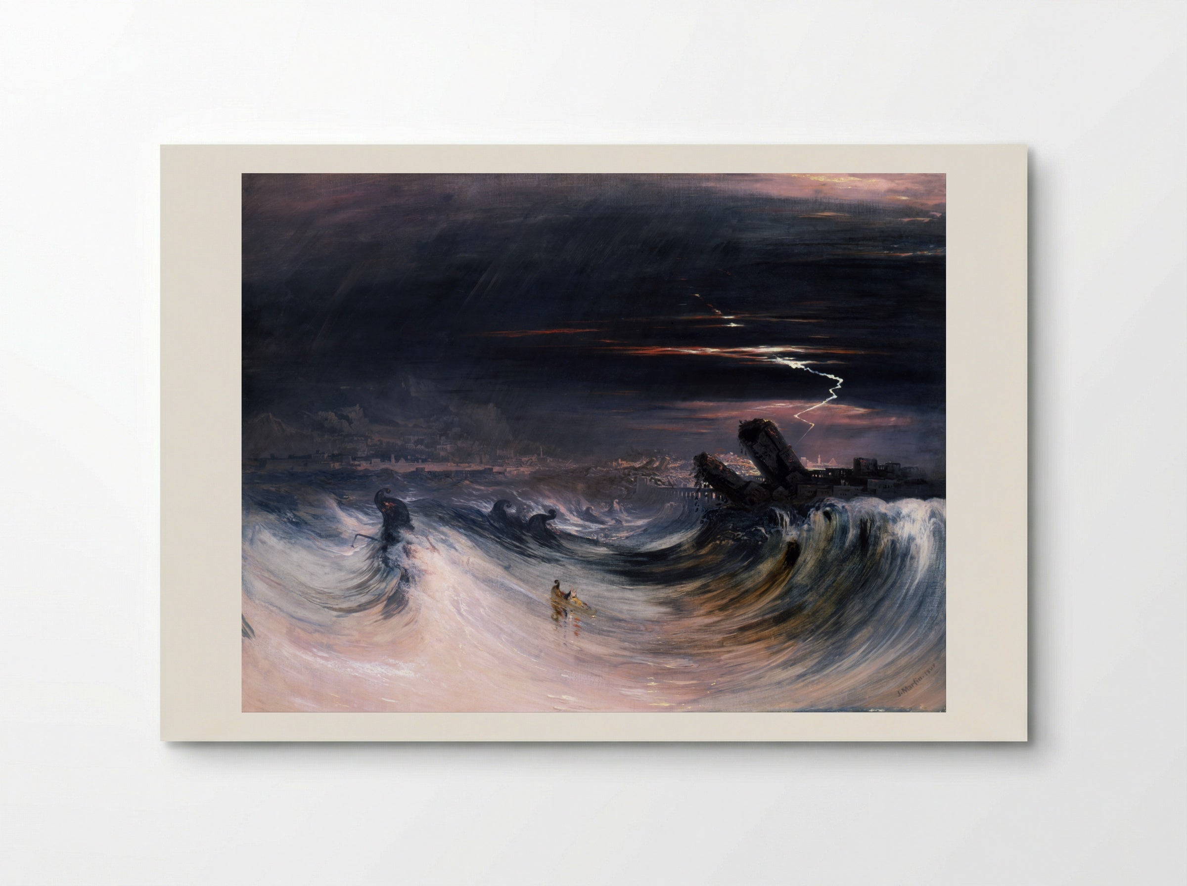 The Destruction of Tyre - John Martin - Poster