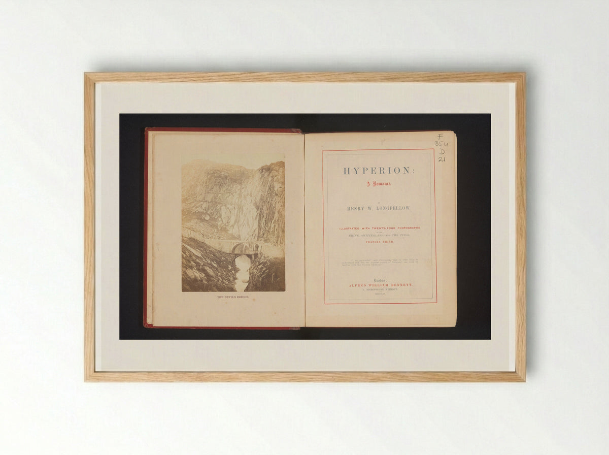 The Devil's Bridge - Francis Frith - Framed Print Wood