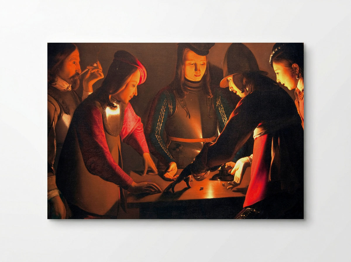 The Dice Players - Georges de la Tour - Poster