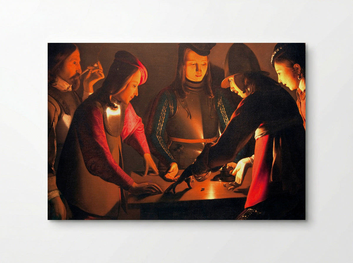 The Dice Players - Georges de la Tour - Poster