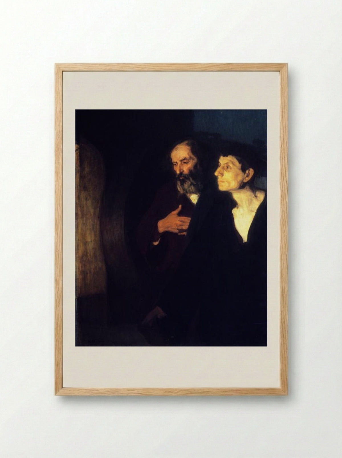 The Disciples See the Resurrection Morning - Henry Ossawa Tanner - Framed Print Wood