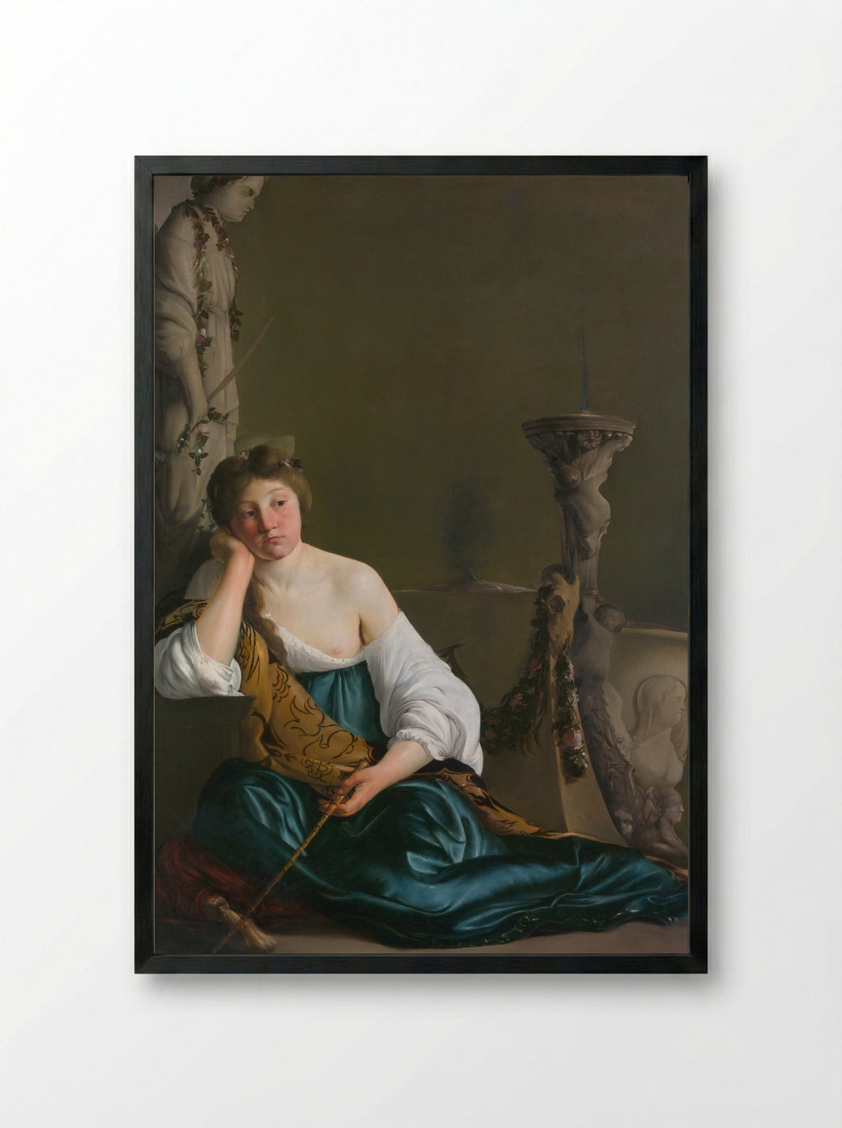 The Disillusioned Medea - Paulus Bor - Framed Print Black
