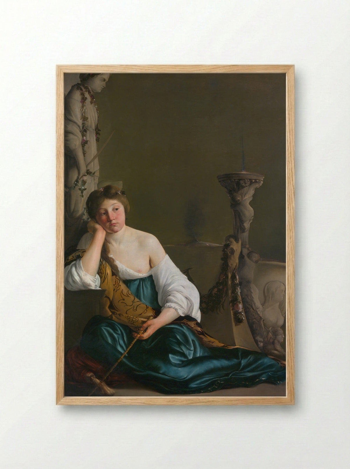The Disillusioned Medea - Paulus Bor - Framed Print Wood