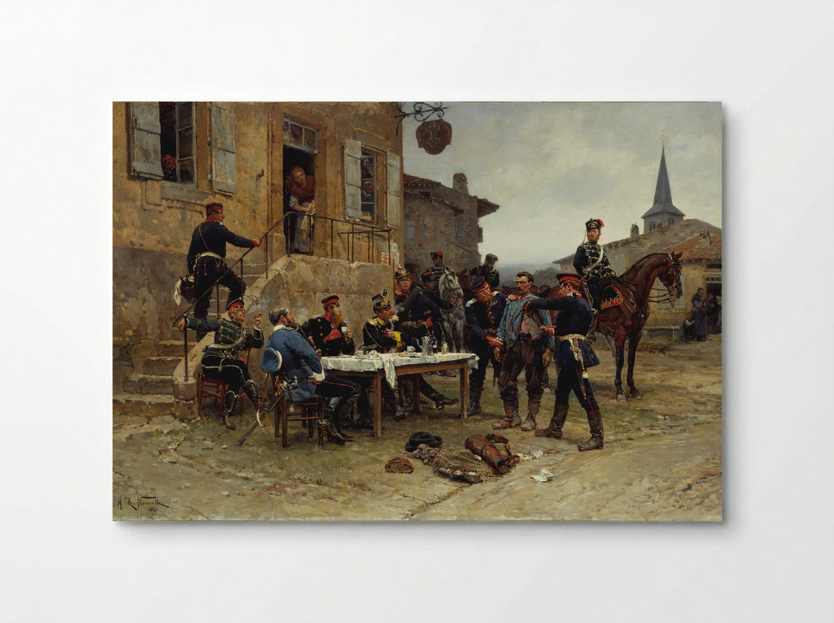 The Dispatch-Bearer - Alphonse-Marie-Adolphe de Neuville - Poster
