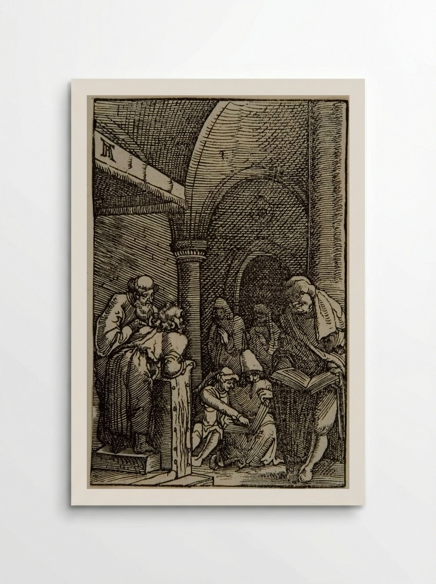 The Dispute in the Temple - Albrecht Altdorfer - Poster