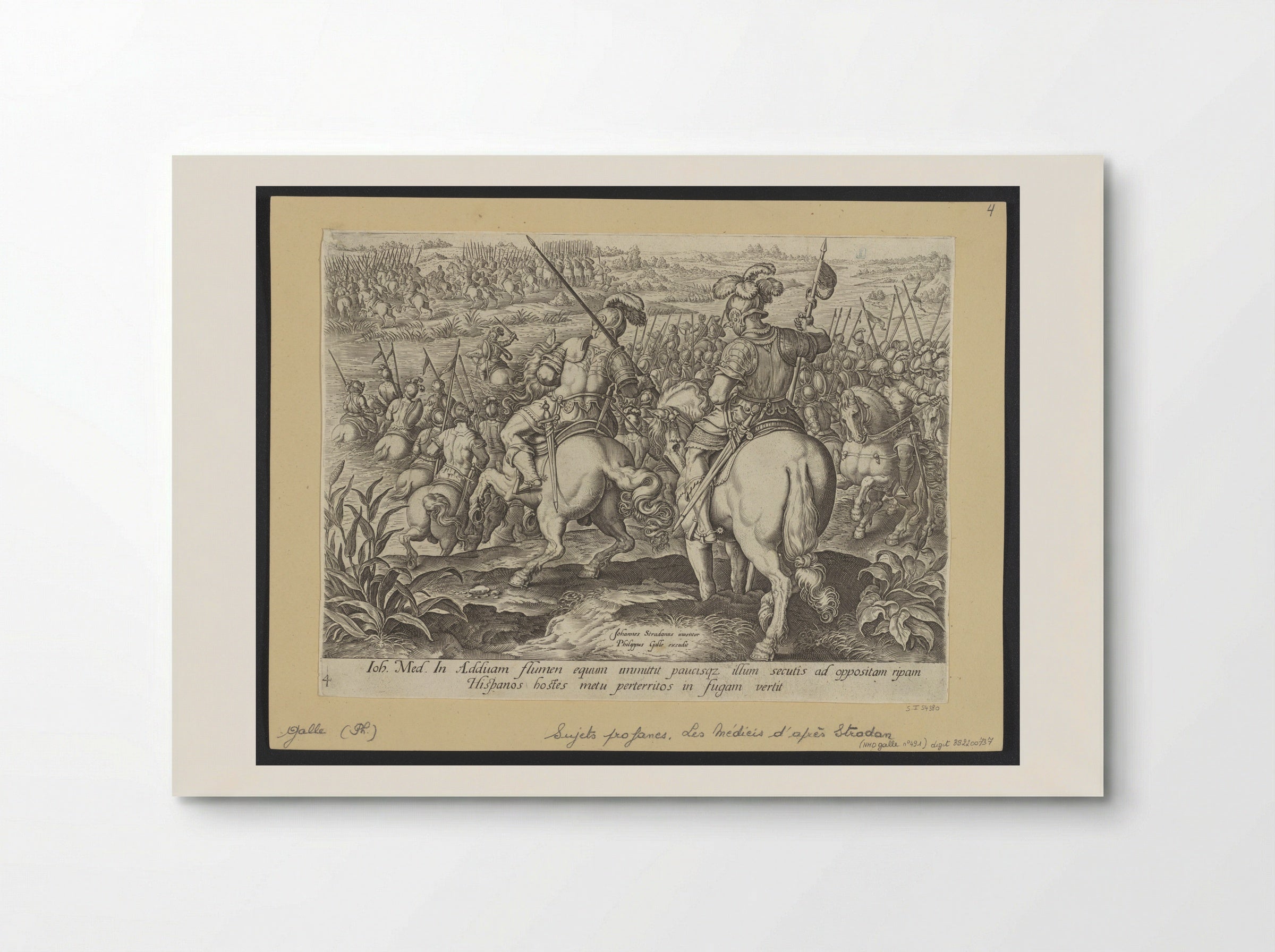 The Dissipation of the Spanish Enemy - Philips Galle - Poster