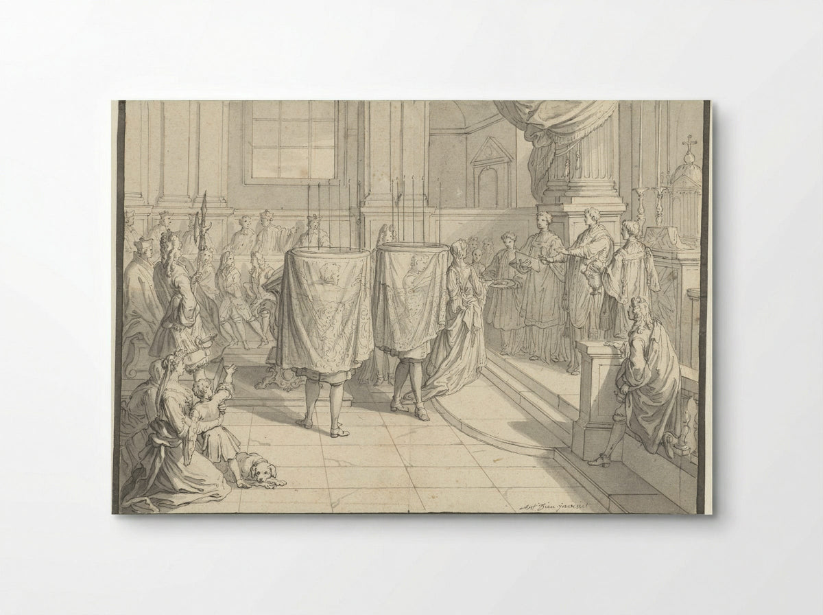 The Distribution of Blessed Bread - Antoine Dieu - Poster