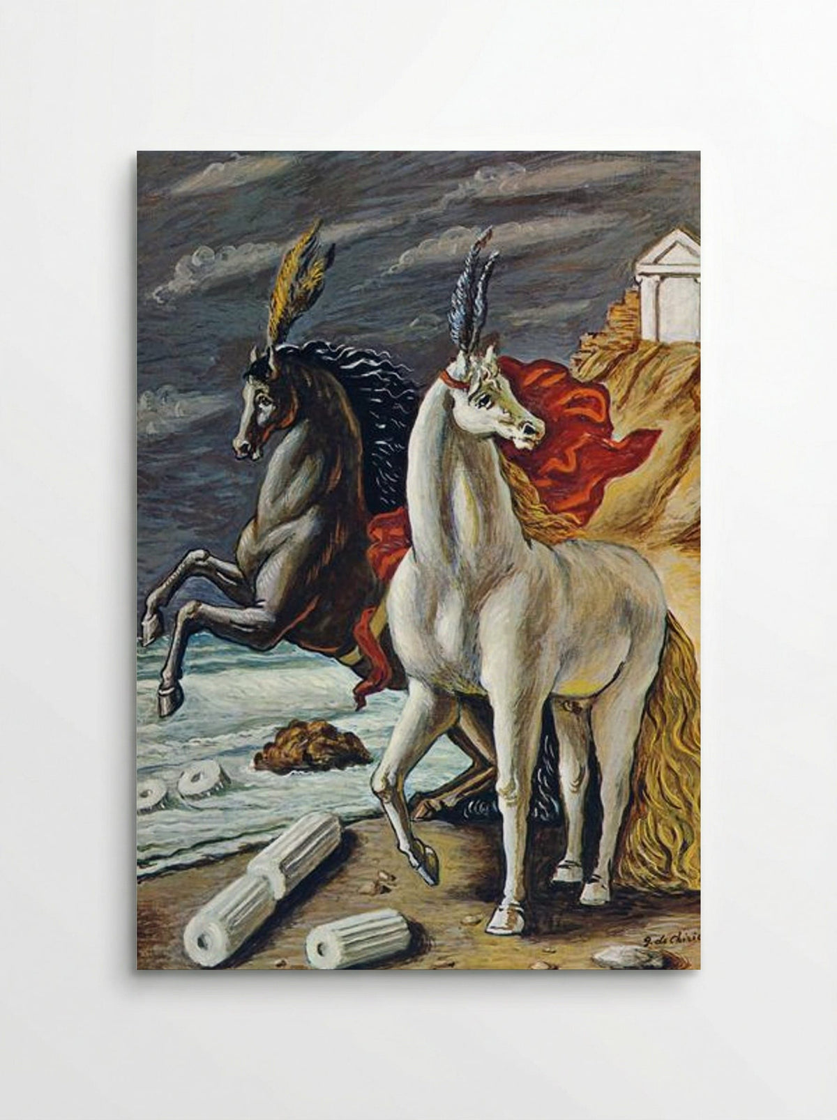 The Divine Horses - Giorgio de Chirico - Poster