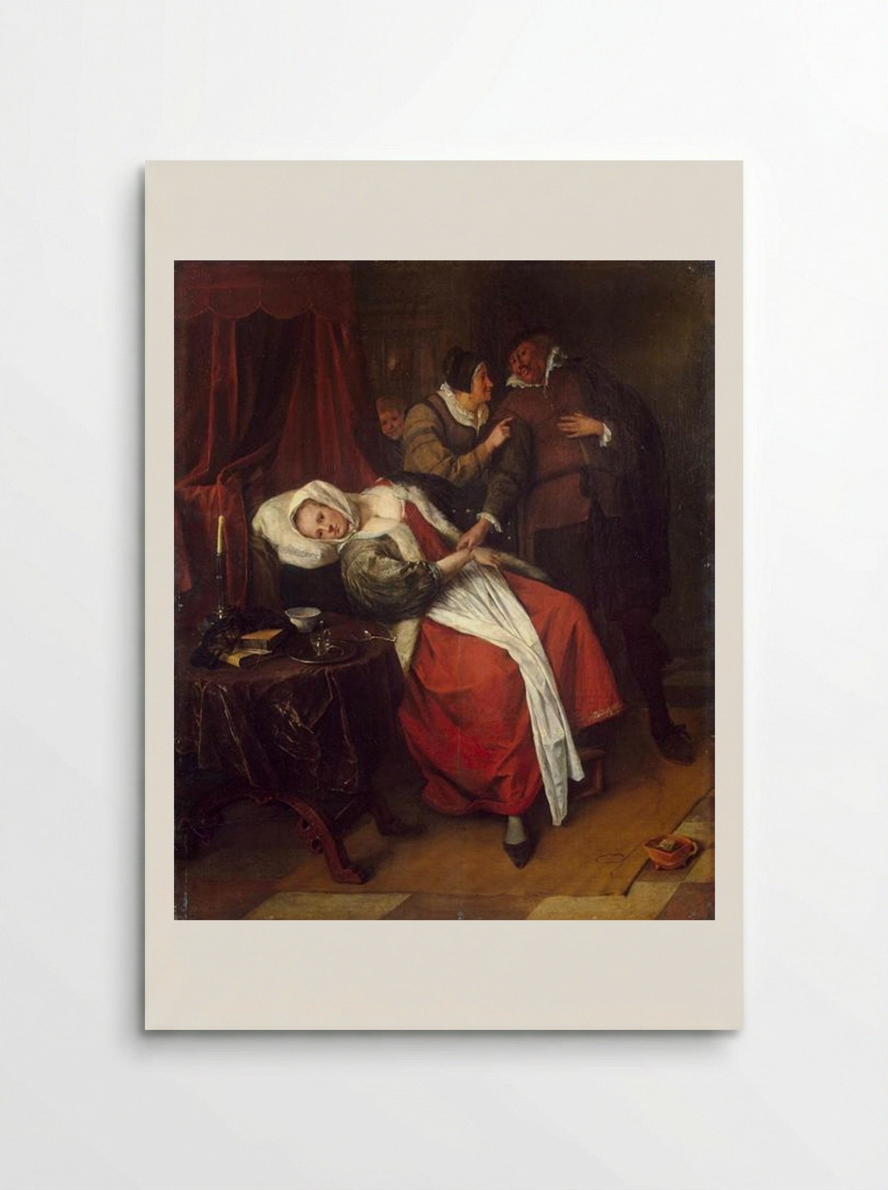 The Doctor's Visit - Jan Steen - Poster