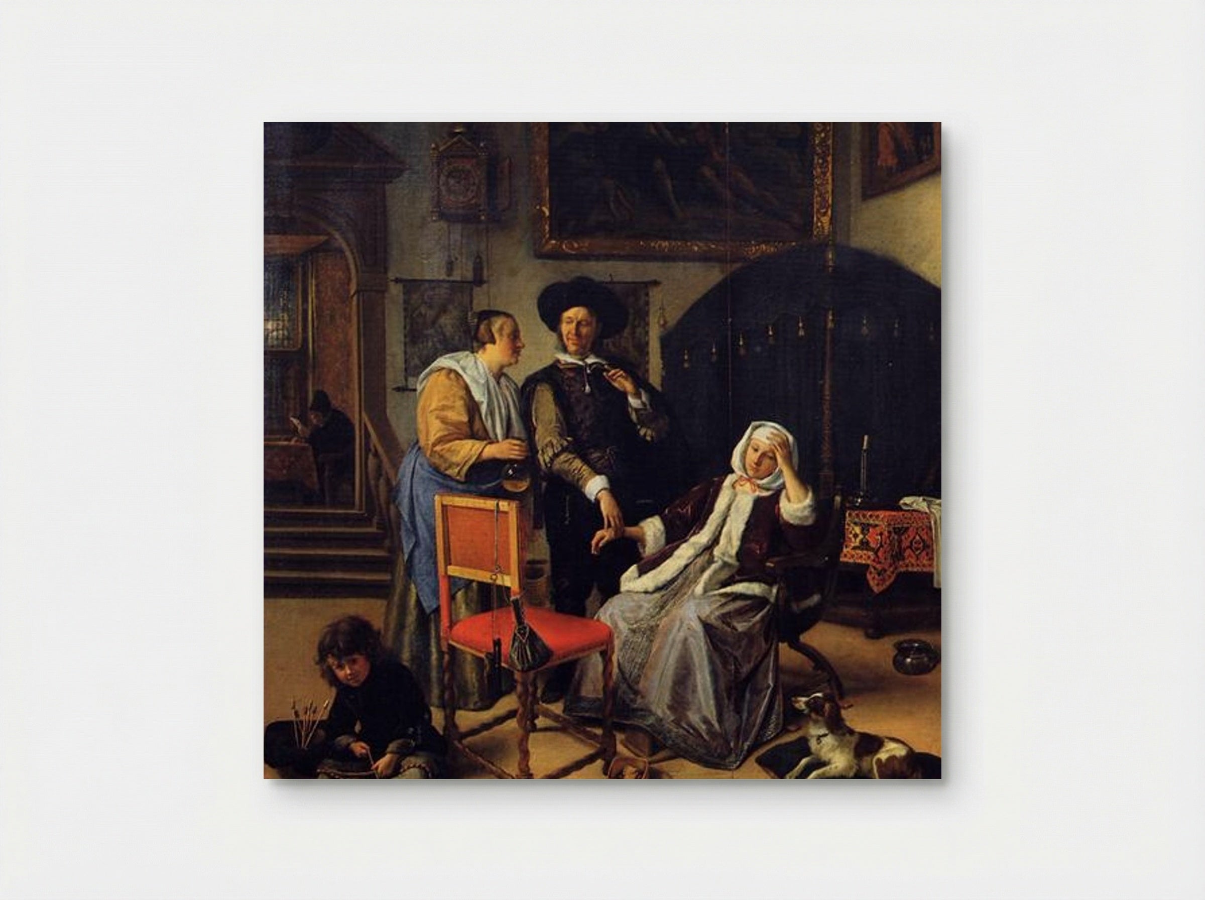 The Doctor's Visit - Jan Steen - Poster