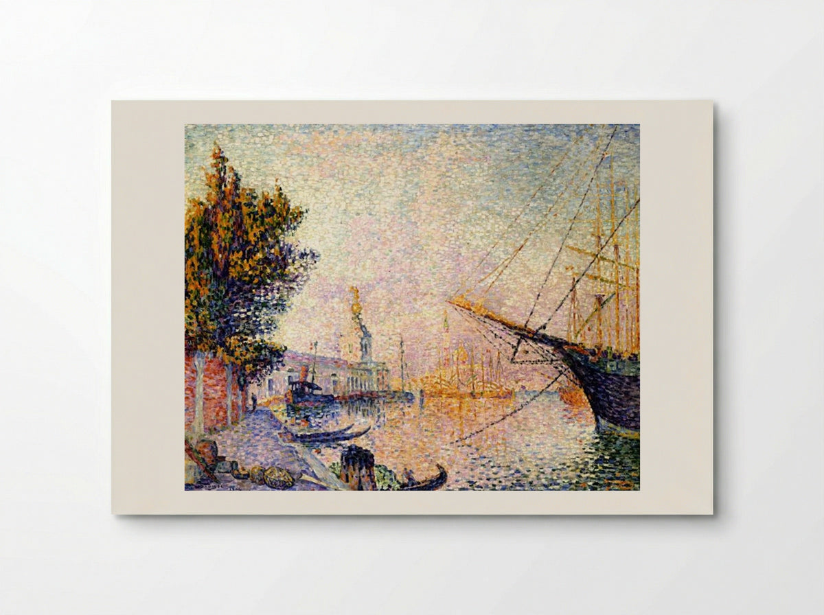 The Dogana - Paul Signac - Poster