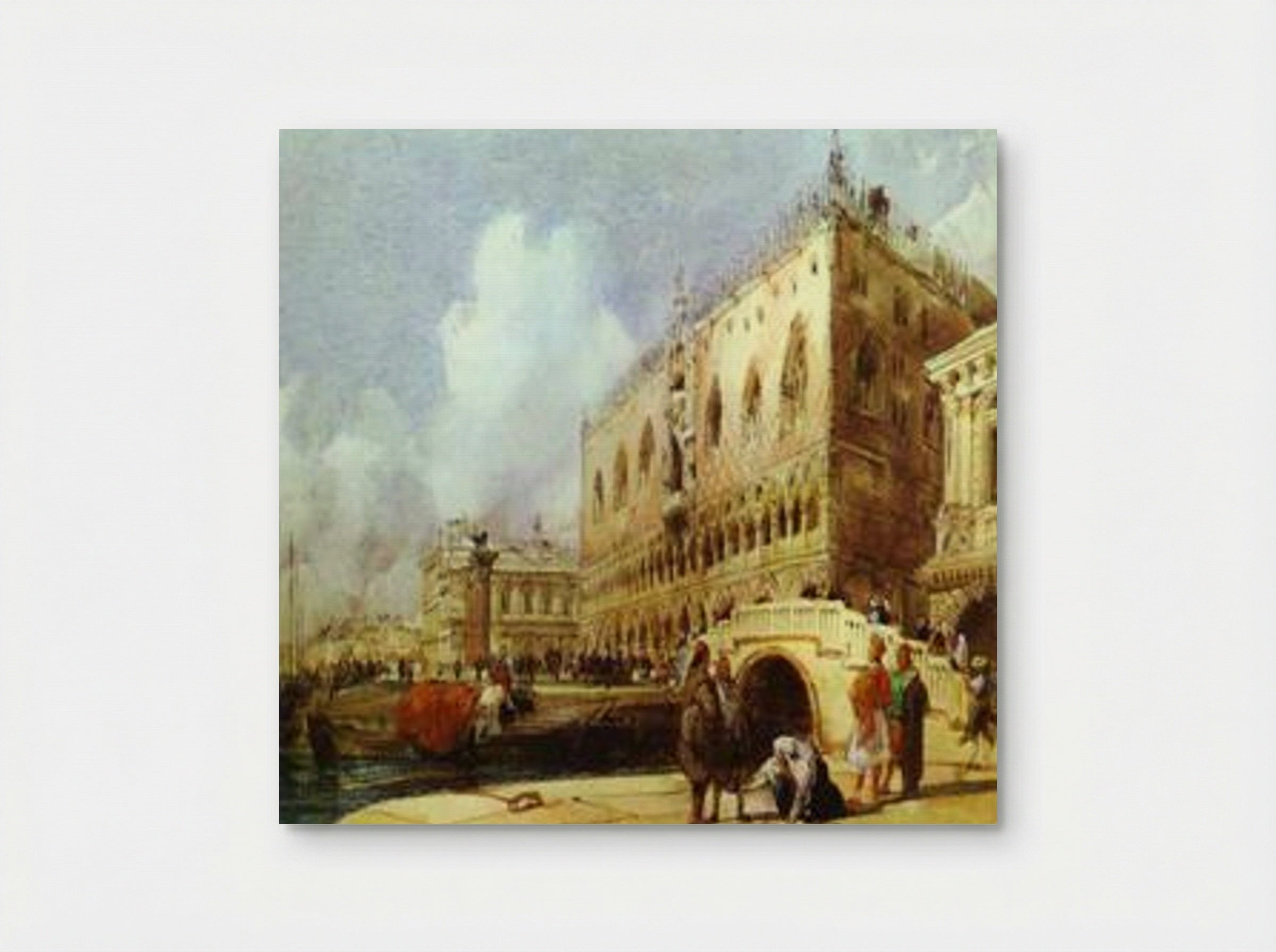 The Doge's Palace, Venice - Richard Parkes Bonington - Poster