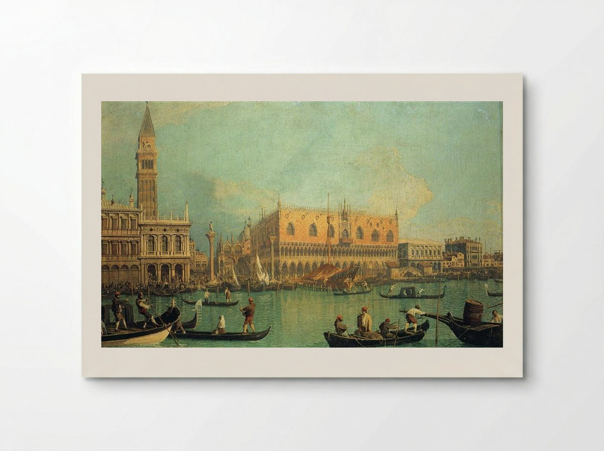 The Doge's Palace with the Piazza di San Marco - Canaletto - Poster
