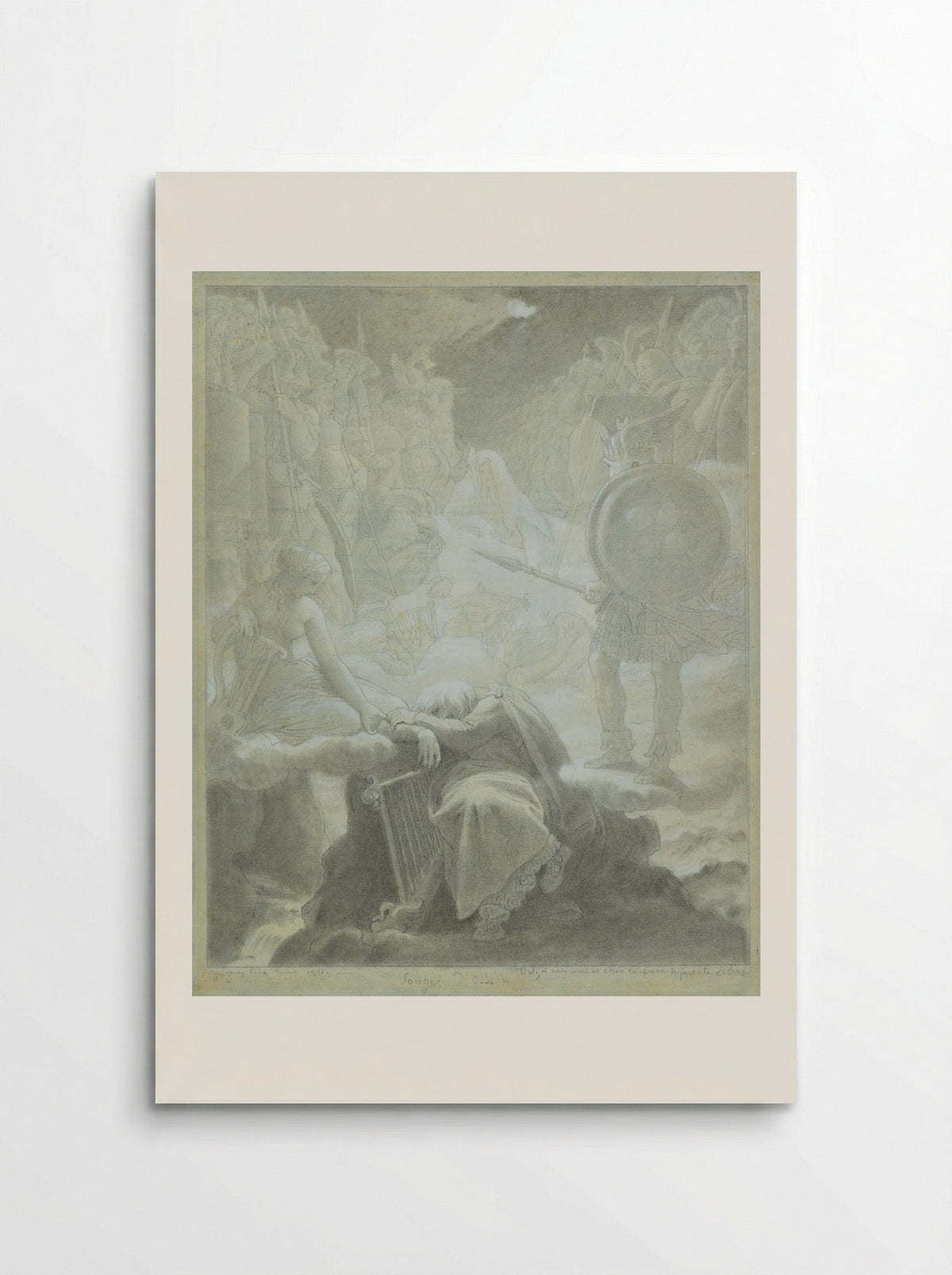 The Dream of Ossian - Jean-Auguste-Dominique Ingres - Poster