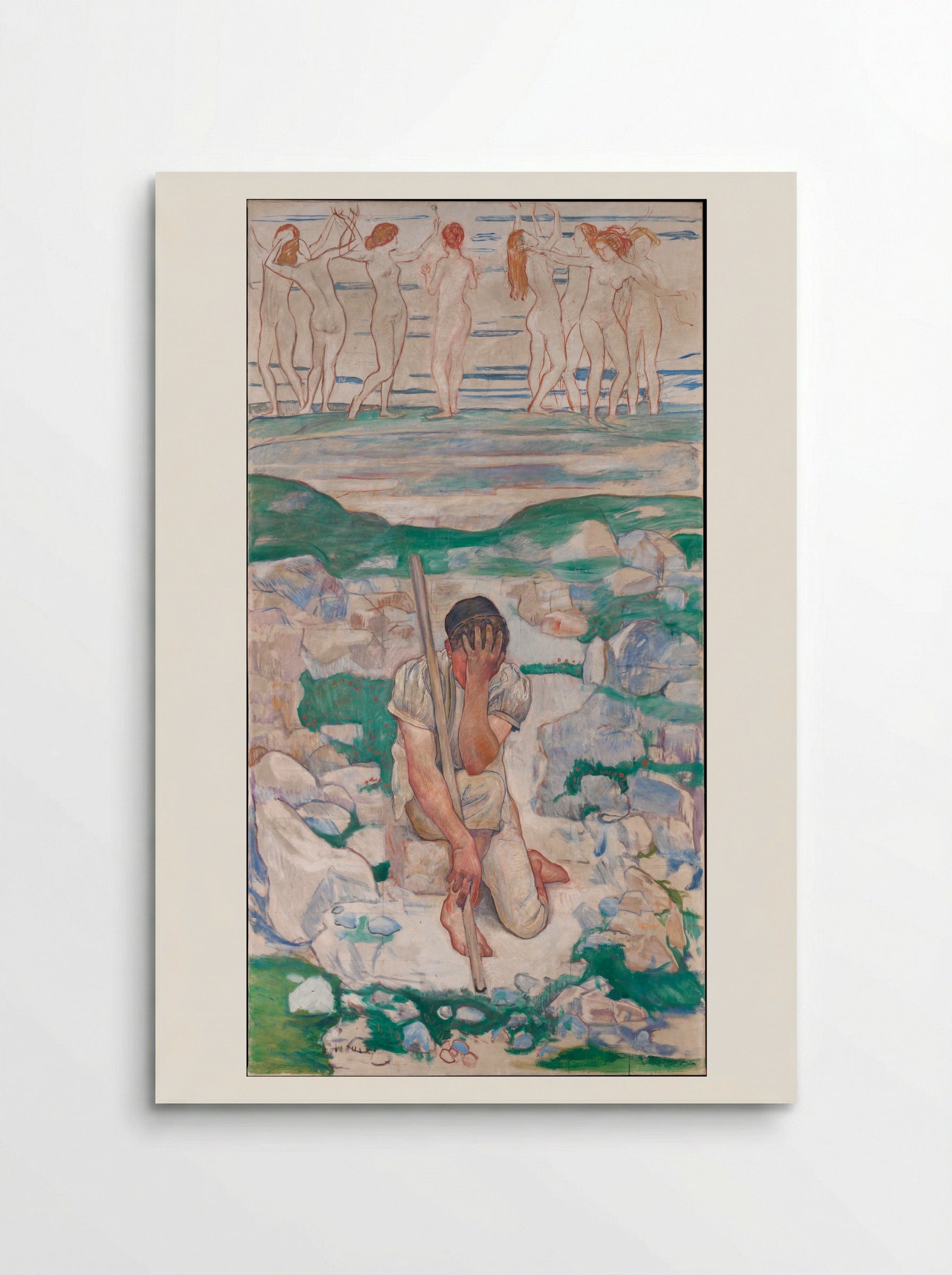 The Dream of the Shepherd - Ferdinand Hodler - Poster