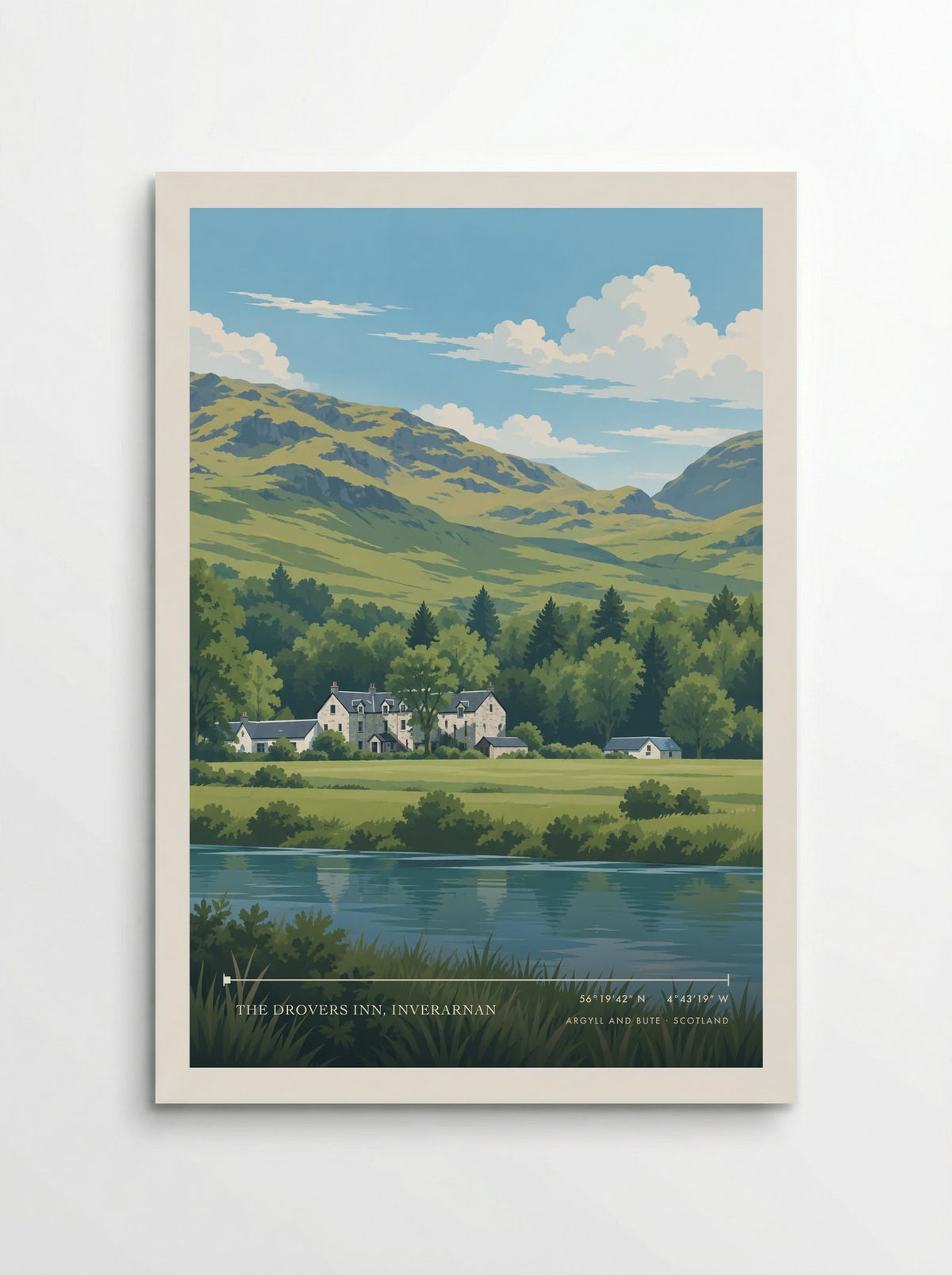 The Drovers Inn, Inverarnan, Argyll and Bute | Travel Poster - Poster