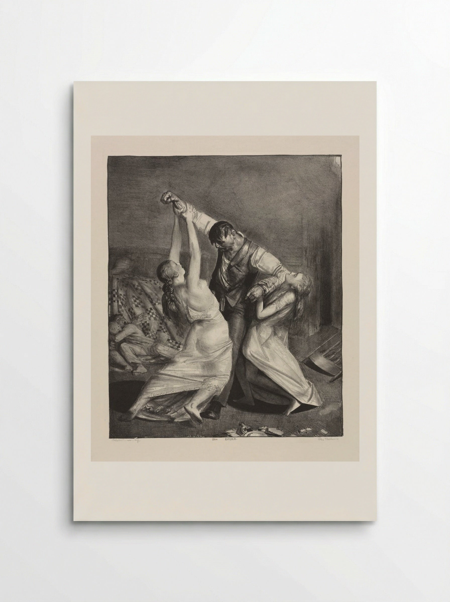 The Drunk - George Bellows - Poster