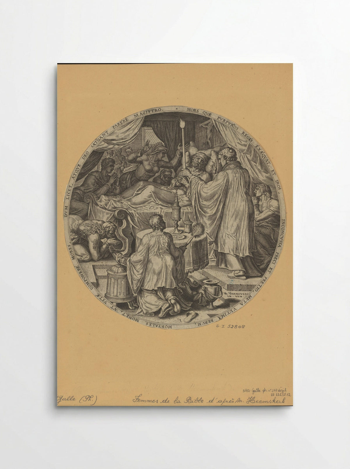 The Dying Hour - Philips Galle - Poster