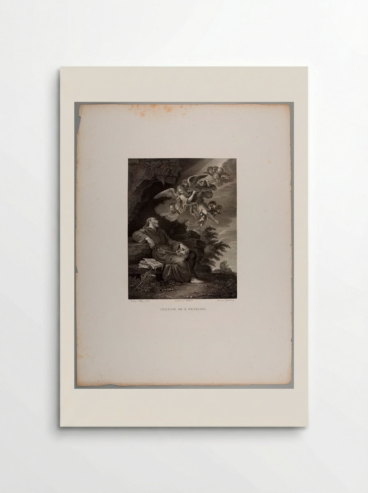 The Ecstasy of Saint Francis - Heinrich Guttenberg - Poster