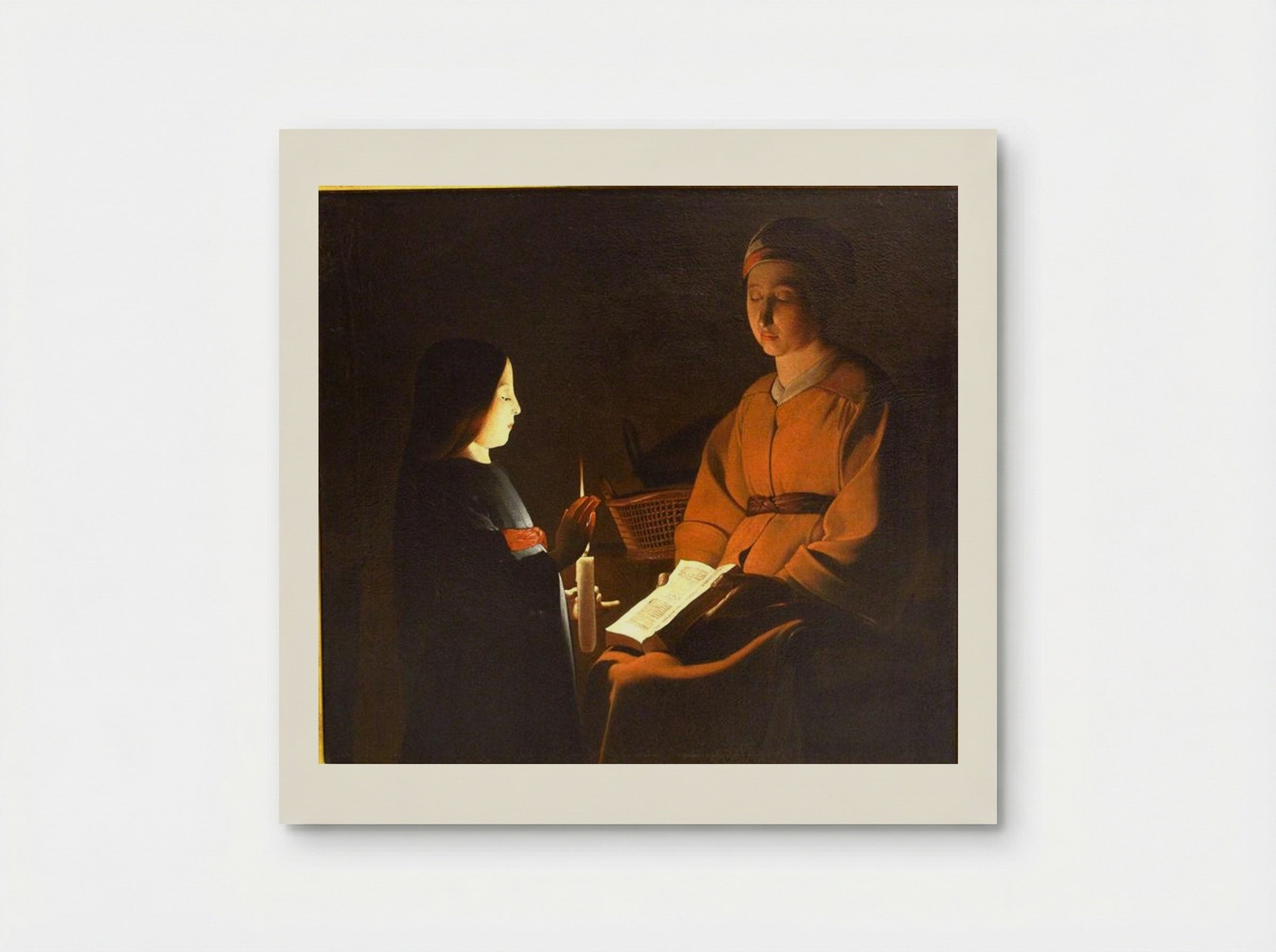 The Education of the Virgin - Georges de la Tour - Poster