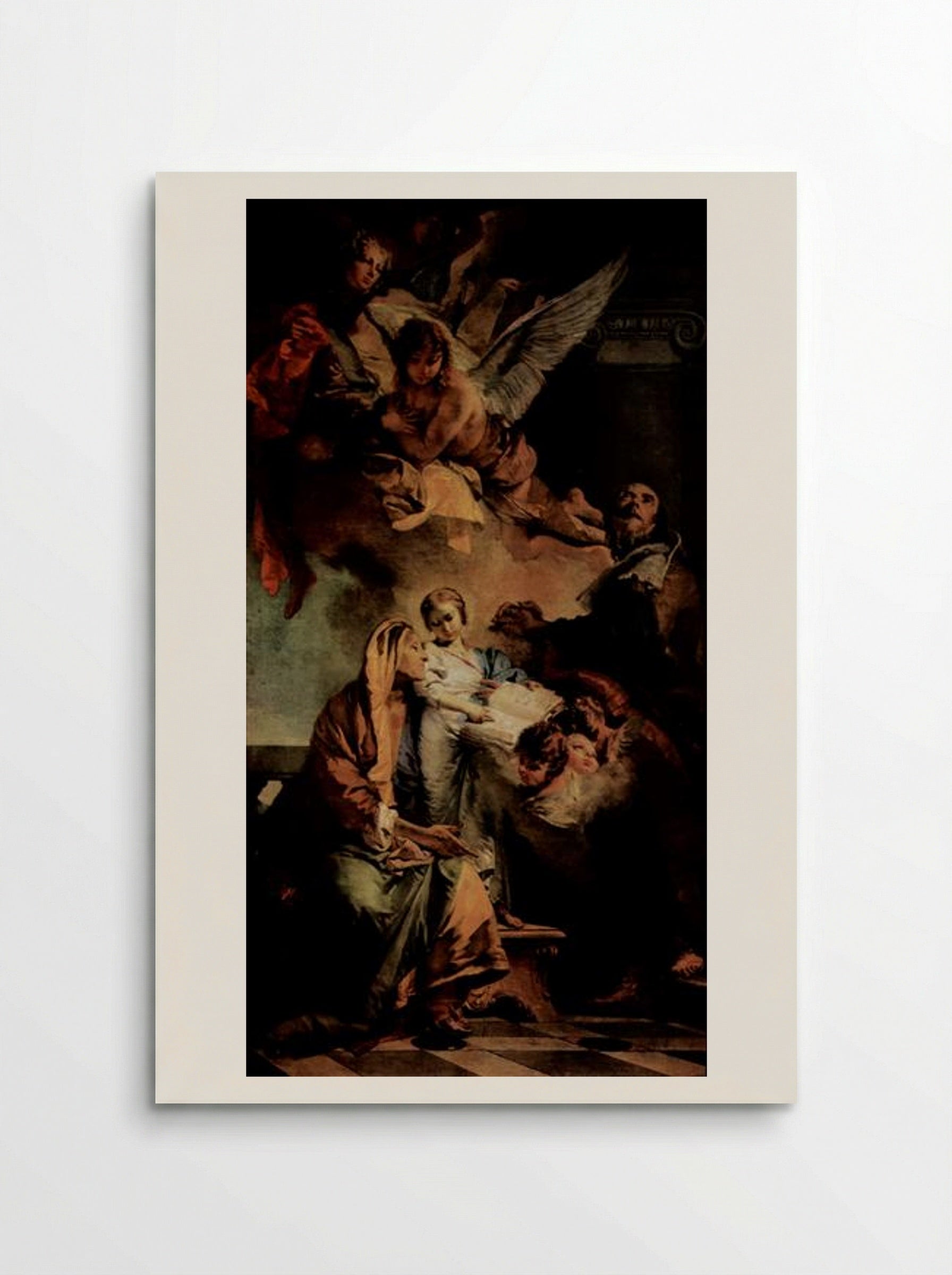 The Education of the Virgin - Giovanni Battista Tiepolo - Poster