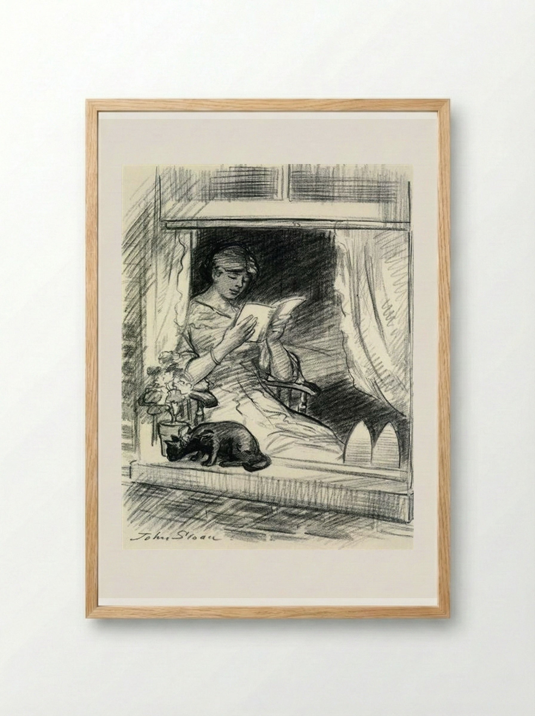 The Effect is Spoiled - John French Sloan - Framed Print Wood