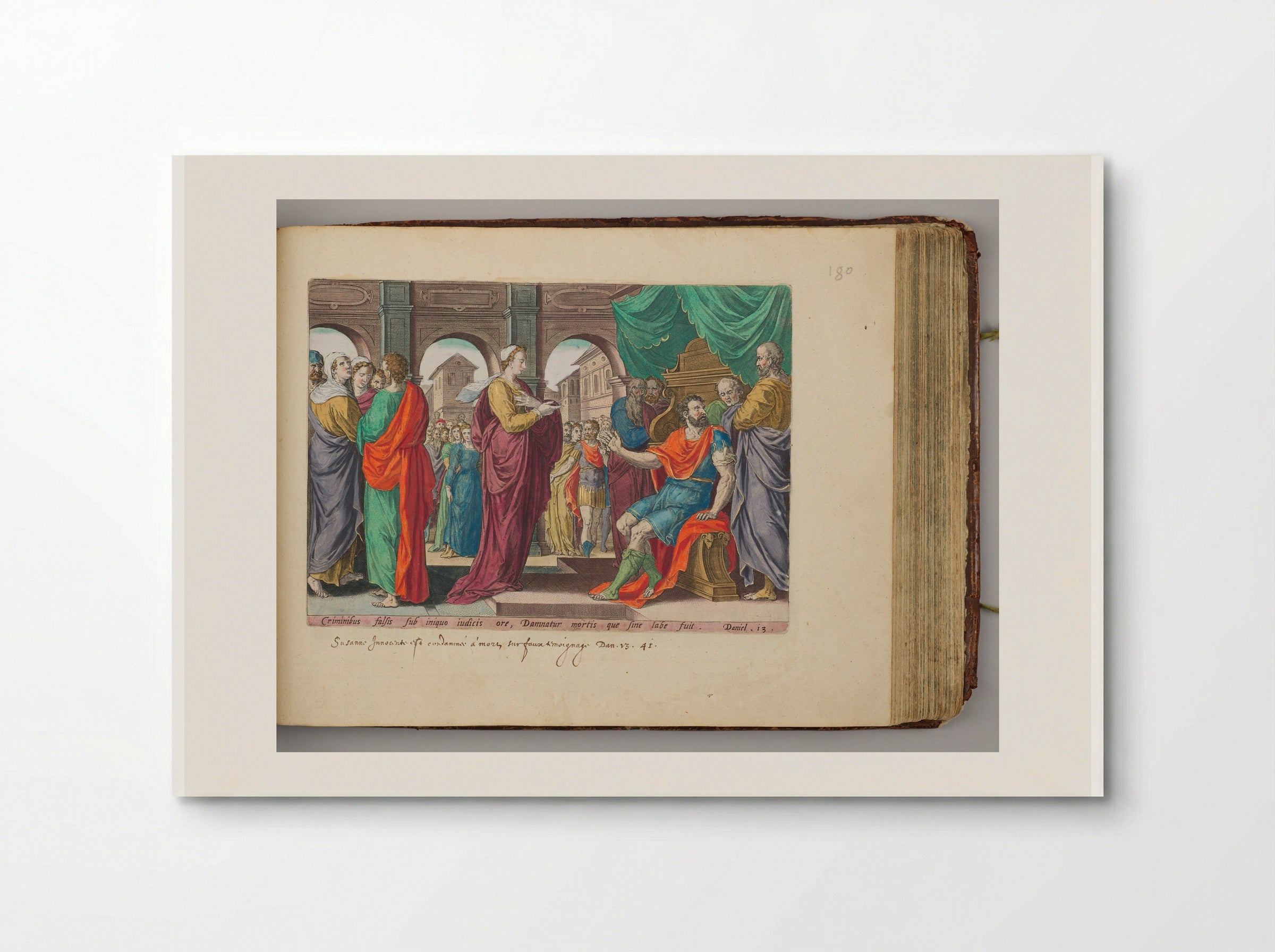 The Elders Accusing Susanna of Adultery - Hans Collaert the Elder - Poster