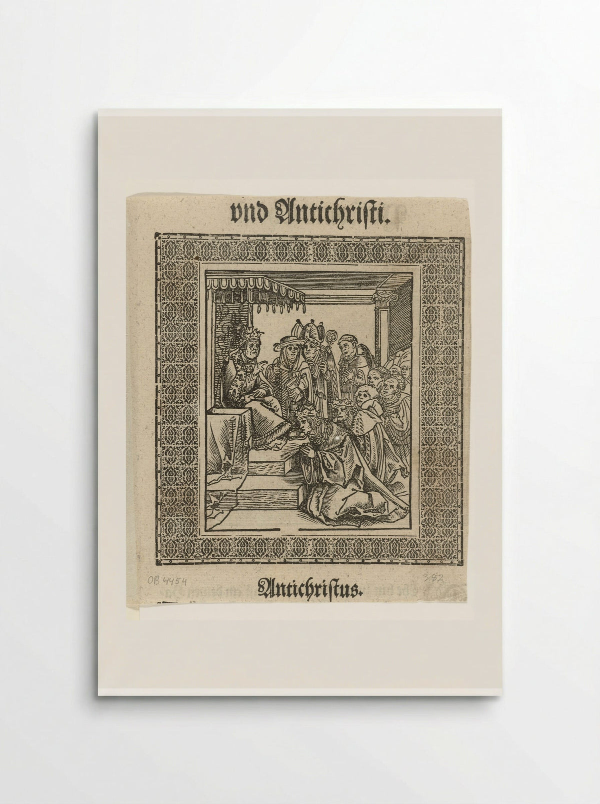 The Emperor Kissing the Feet of the Pope - Lucas Cranach the Elder - Poster