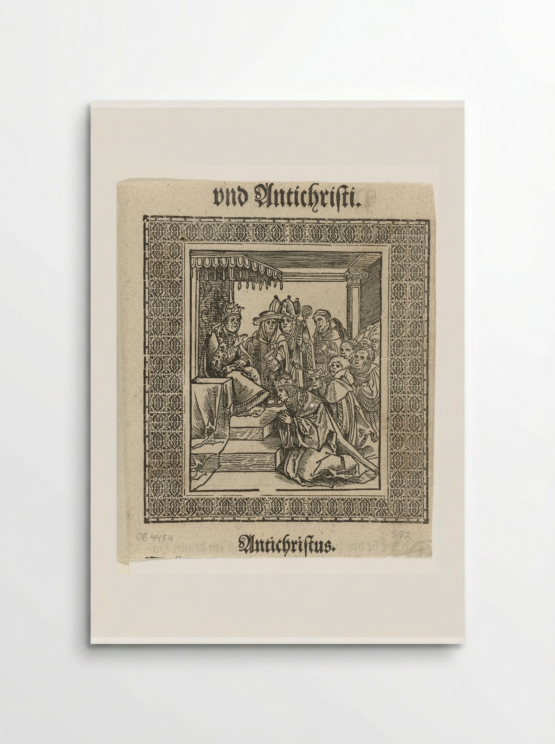The Emperor Kissing the Feet of the Pope - Lucas Cranach the Elder - Poster