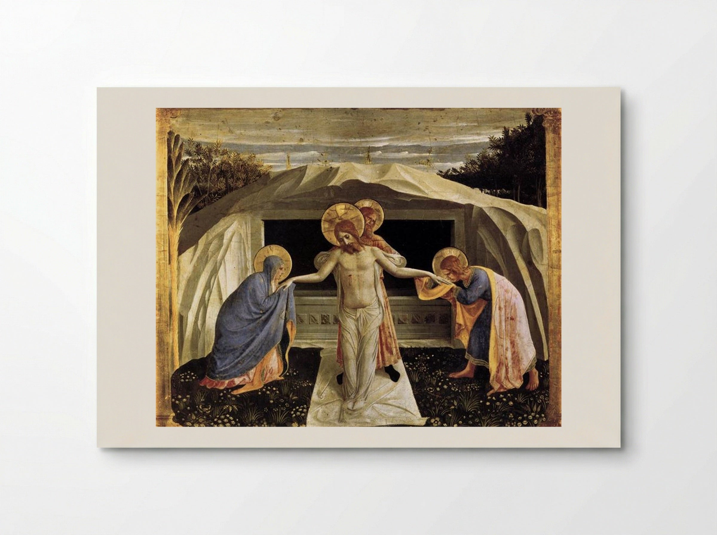 The Entombment of Christ - Fra Angelico - Poster