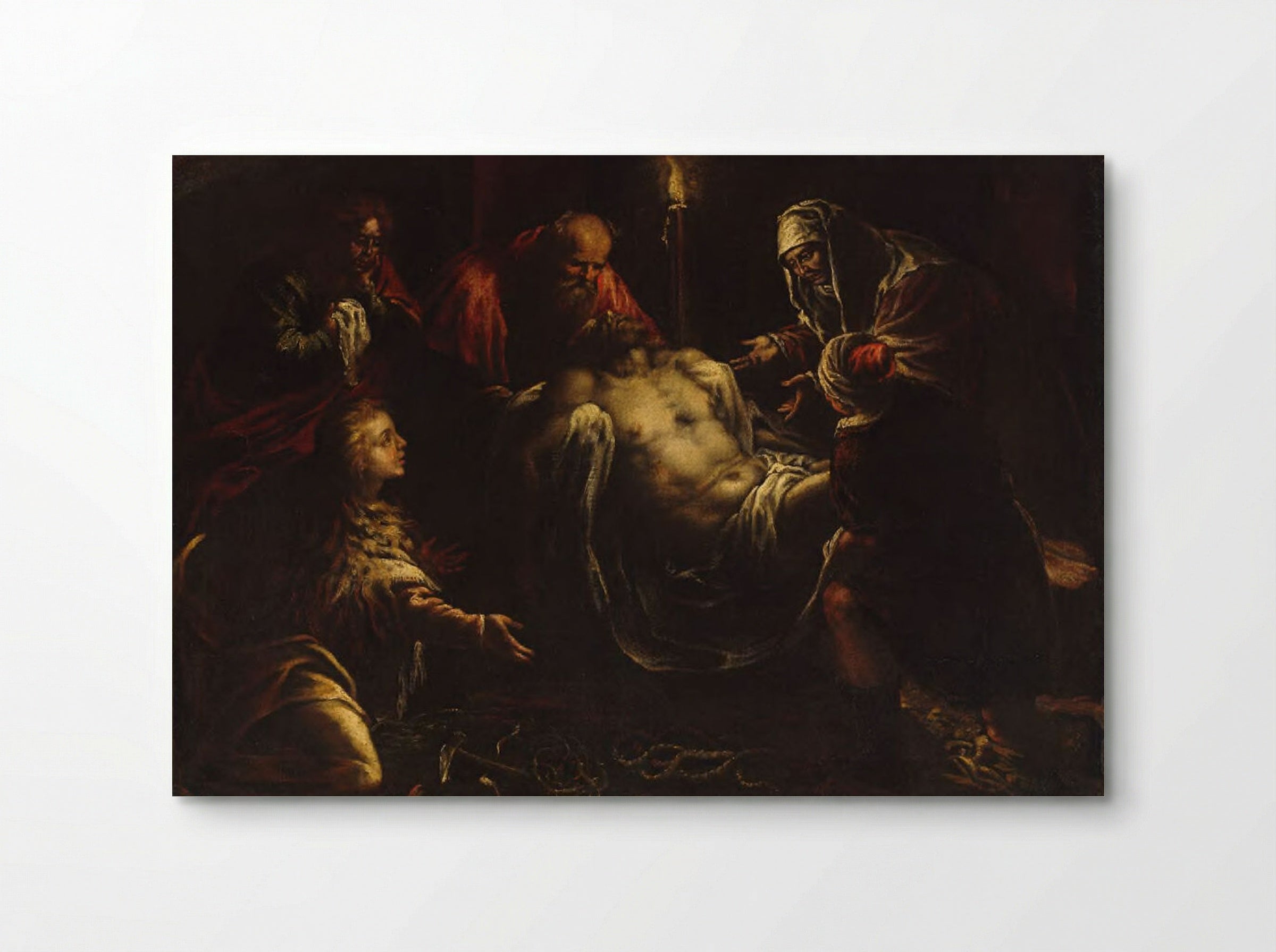 The Entombment of Christ - Jacopo Bassano - Poster