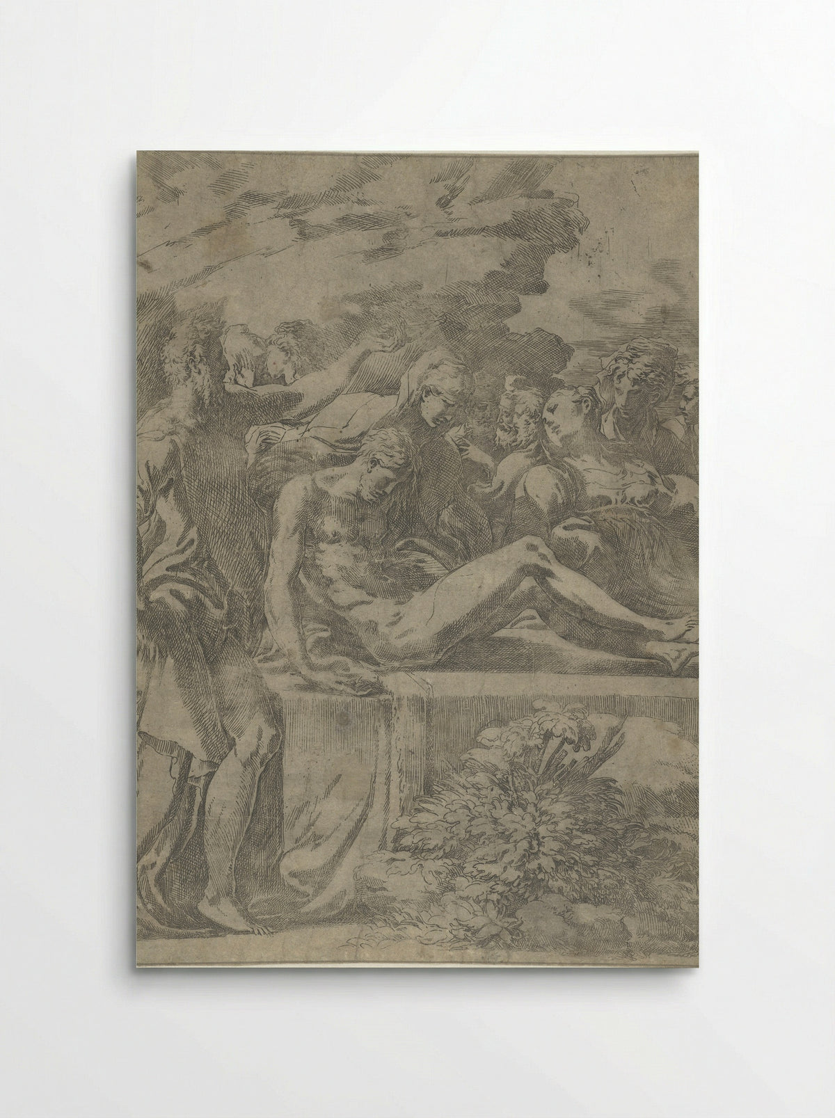 The Entombment of Christ - Parmigianino - Poster