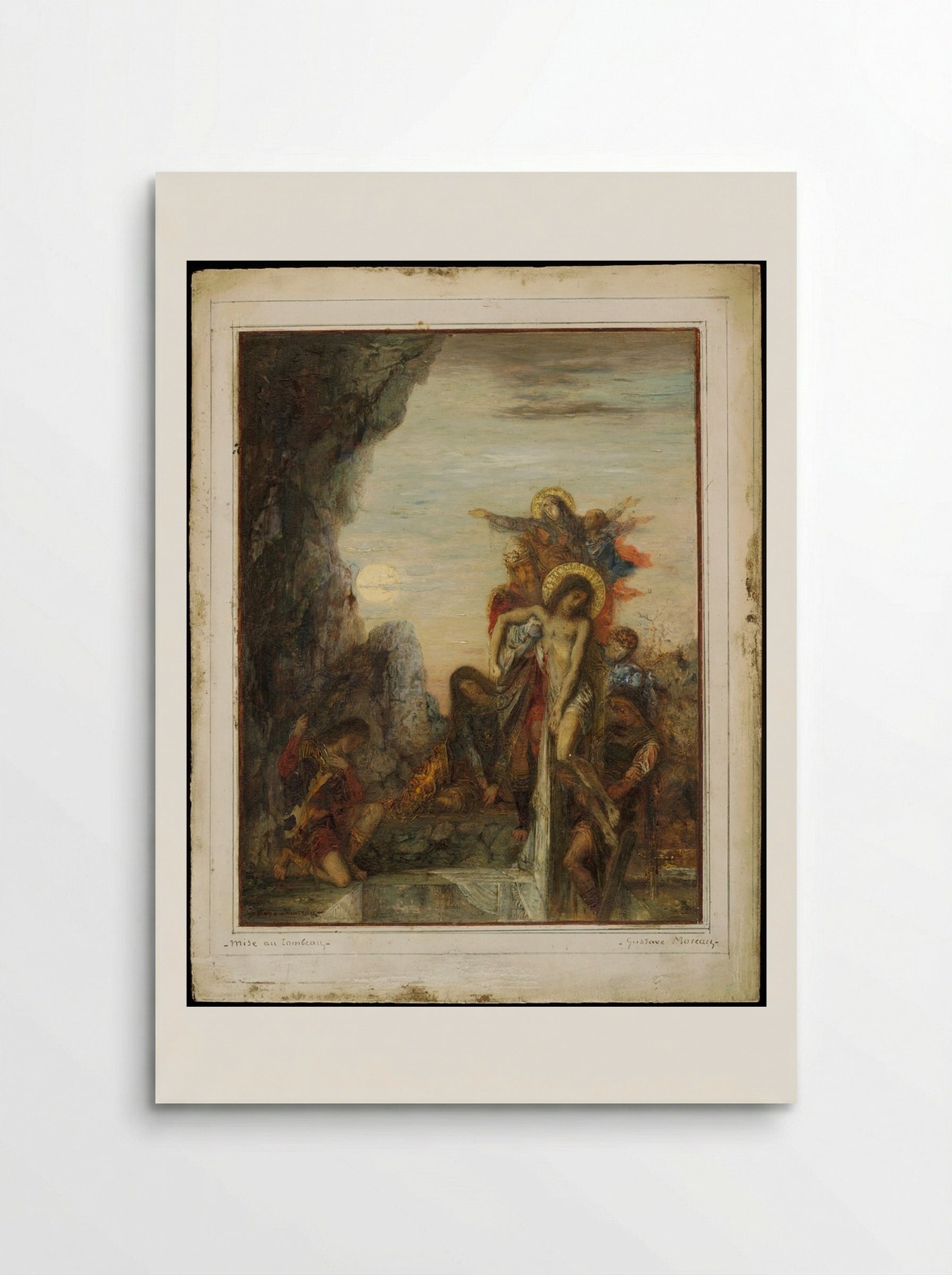 The Entombment - Gustave Moreau - Poster