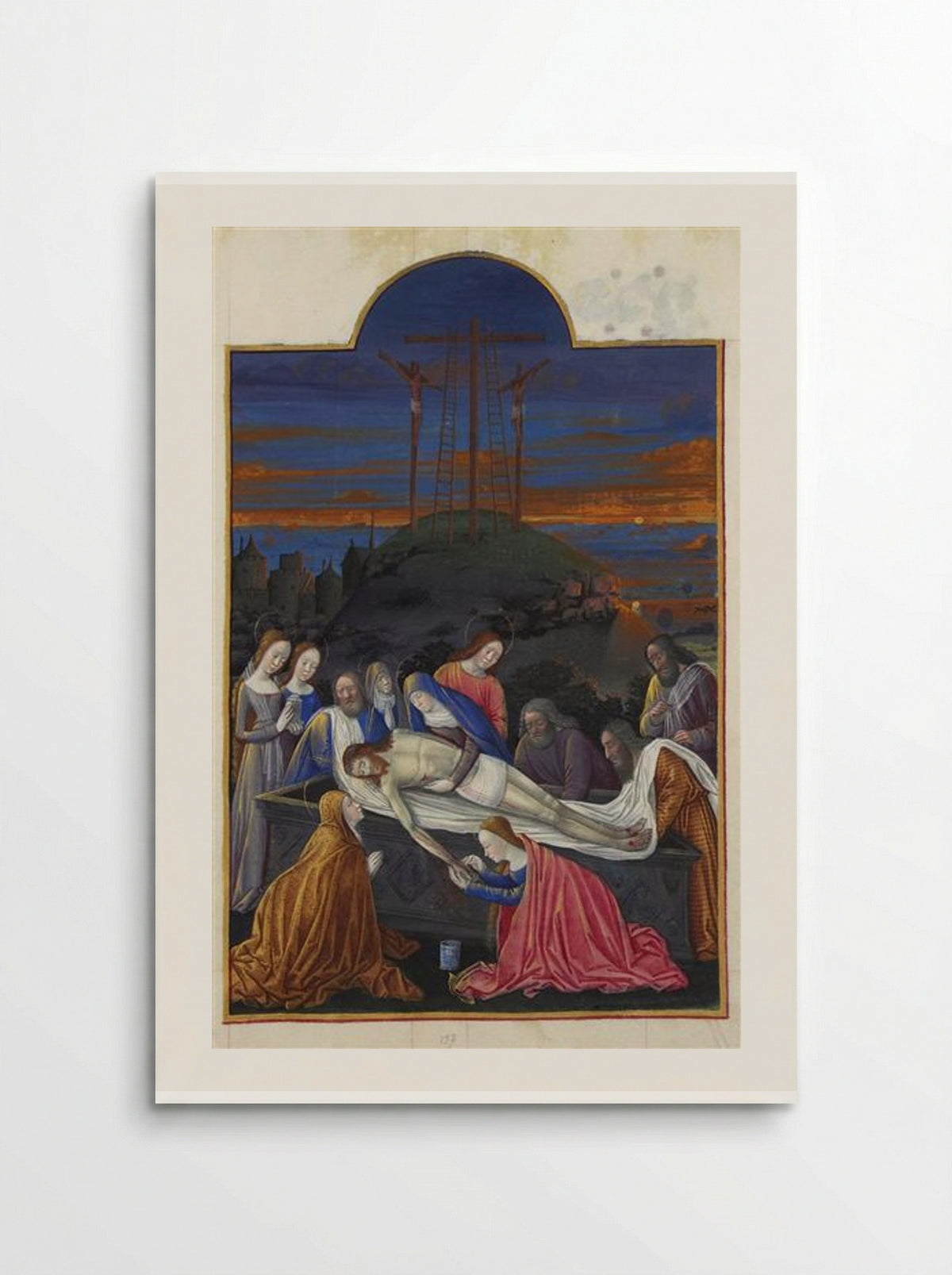 The Entombment - Limbourg brothers - Poster