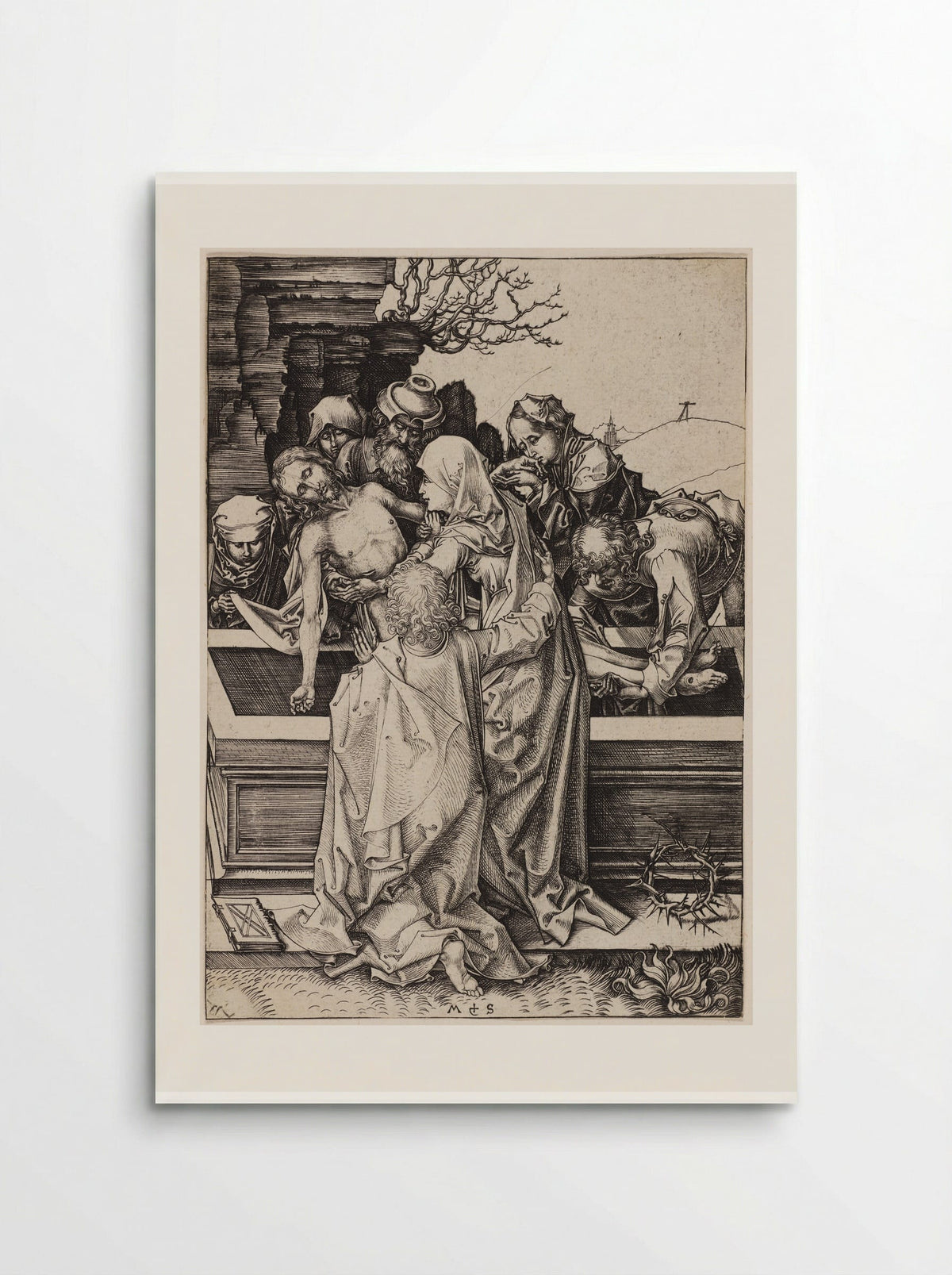 The Entombment - Martin Schongauer - Poster
