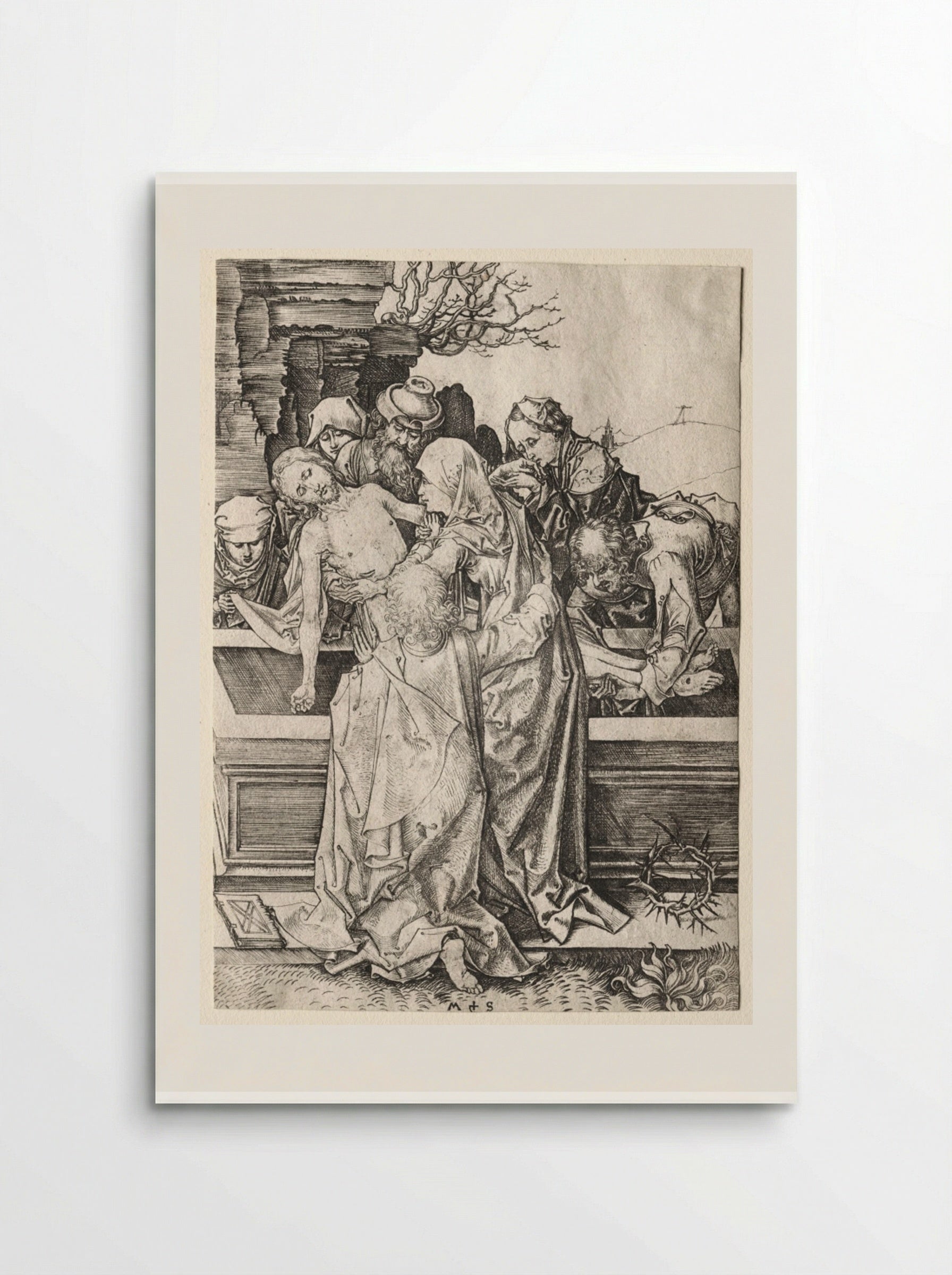 The Entombment - Martin Schongauer - Poster