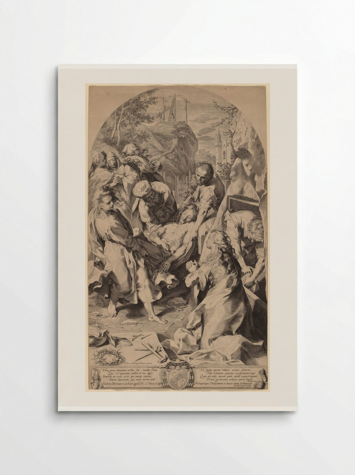 The Entombment - Aegidius Sadeler II - Poster
