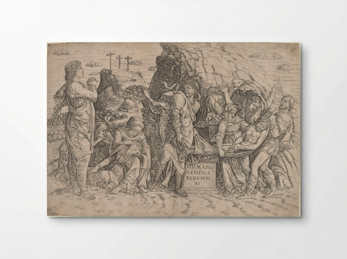 The Entombment - Giovanni Antonio da Brescia - Poster