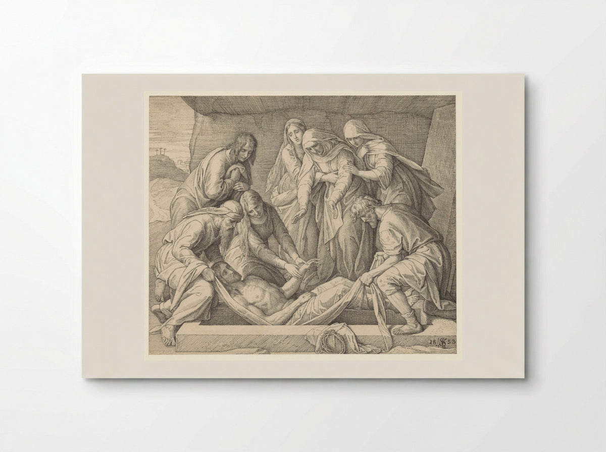 The Entombment - Julius Schnorr von Carolsfeld - Poster