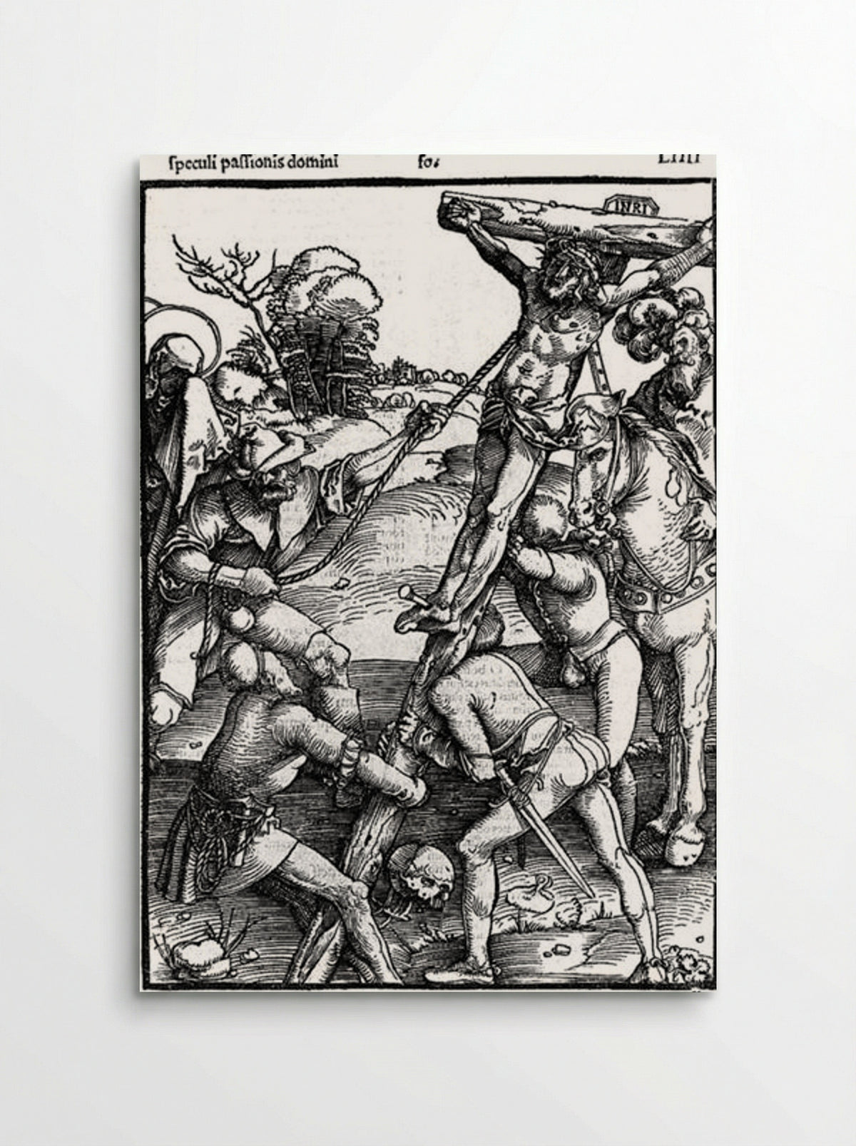 The Erection of the Cross - Hans Baldung Grien - Poster