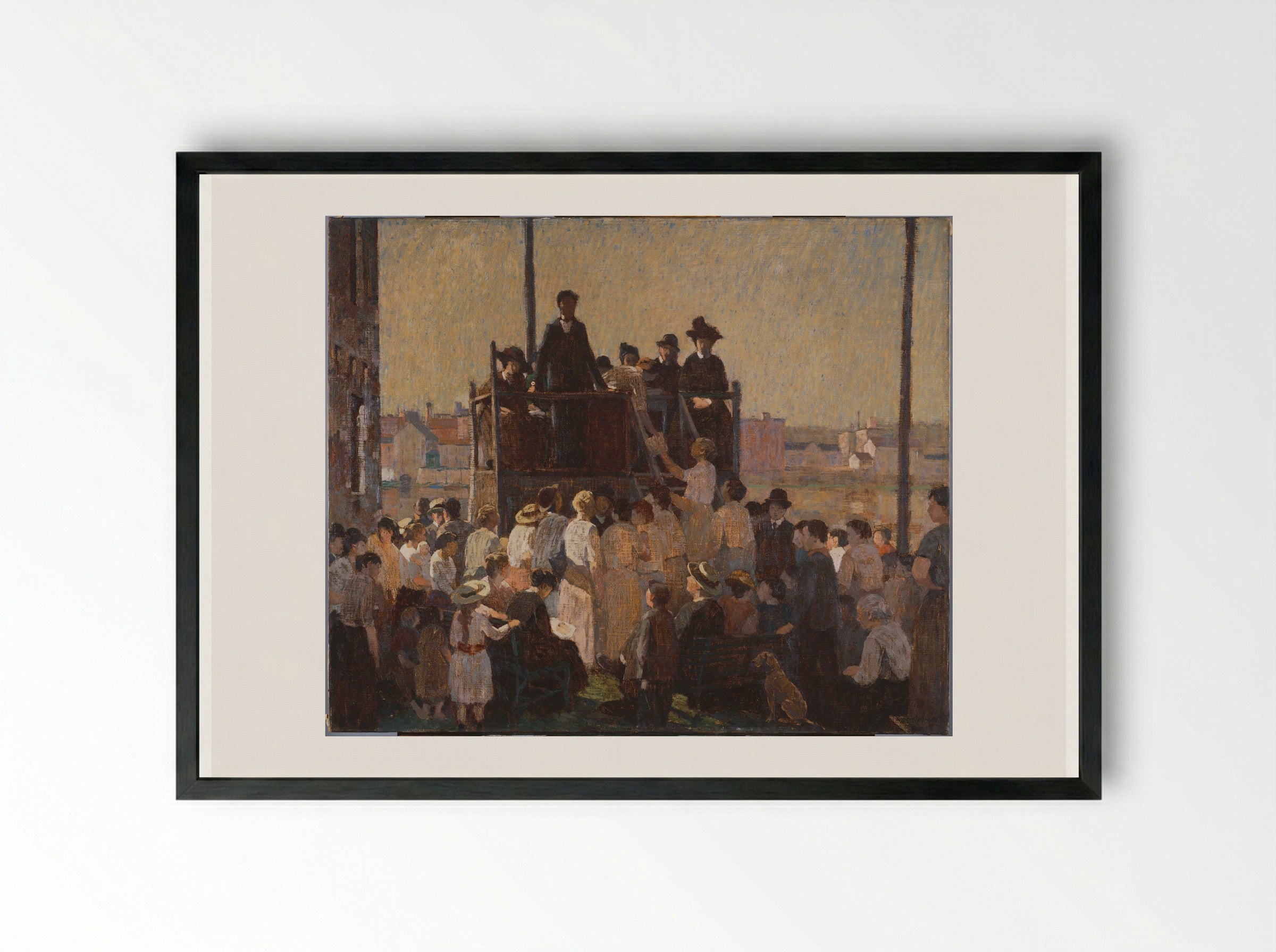 The Evangelist - Robert Spencer - Framed Print Black