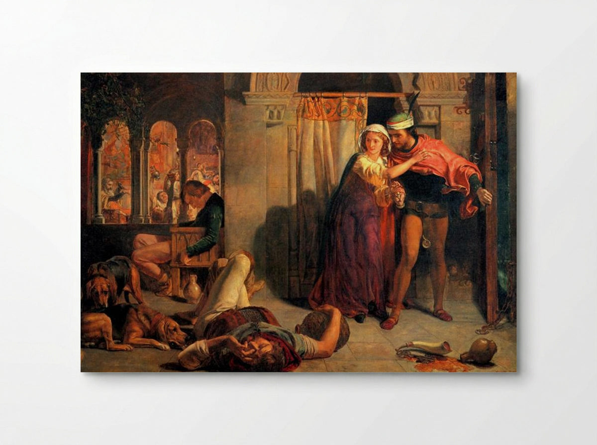 The Eve of St. Agnes - William Holman Hunt - Poster