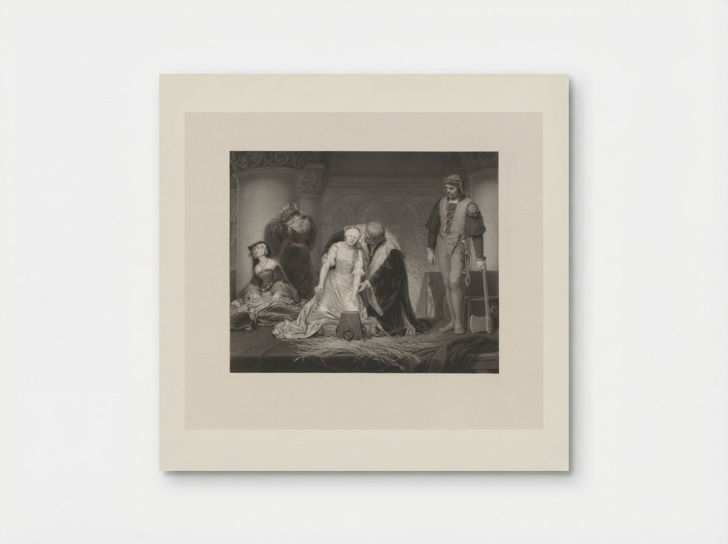 The Execution of Lady Jane Grey - Paolo Mercuri - Poster