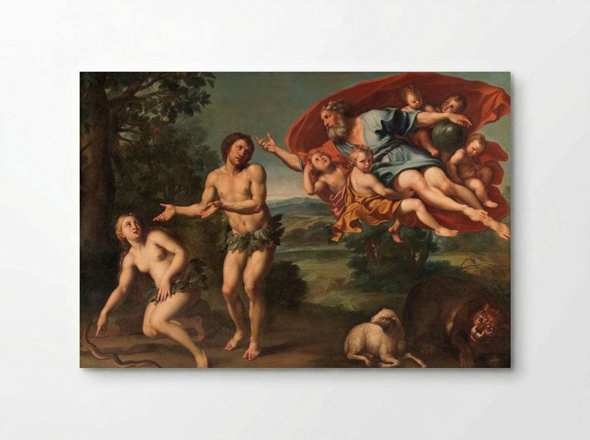 The Expulsion of Adam and Eve - Domenichino - Poster